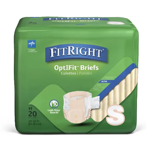 Medline FitRight Ultra Incontinence Brief, Small