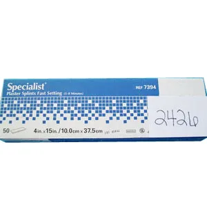 BSN Medical Specialist Extra-Fast Plaster Splints 4" x 15", Blue Label