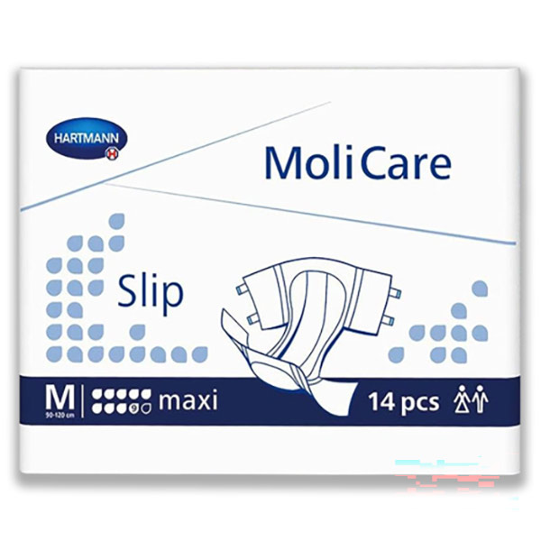 Medline MoliCare Slip Maxi Incontinence Brief, Medium, 27" to 47" Waist