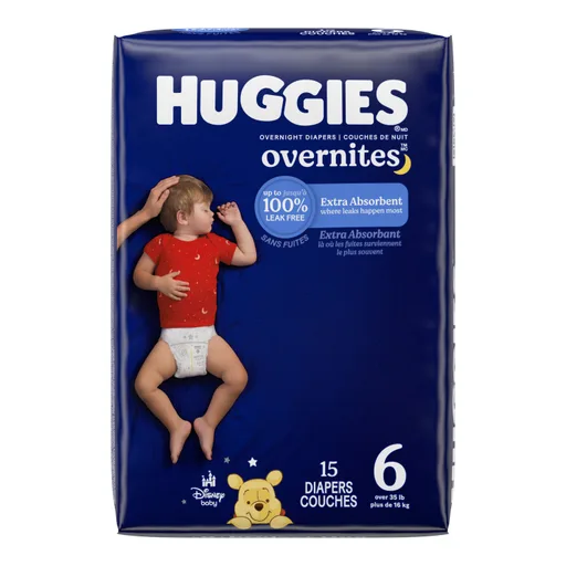 Huggies OverNites Diapers, Size 6, Jumbo Pack