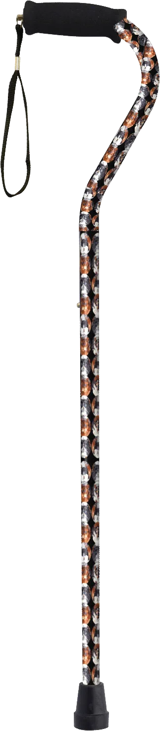 Alex Orthopedic Offset Handle Cane Cats