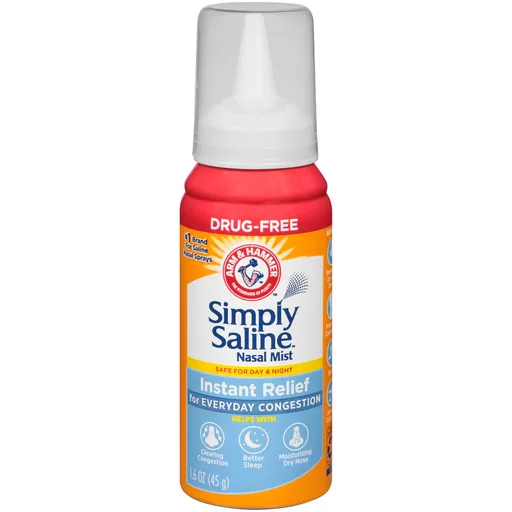 Church & Dwight Simply Saline Aerosol 1.5Oz, Sterile