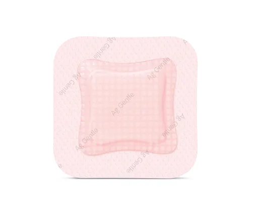 Smith & Nephew Allevyn Ag Gentle Border Silicone Gel Adhesive Silver Wound Dressing 3" x 3"
