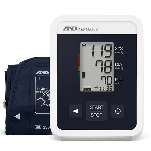 A & D Medical One Touch Wide Range Cuff Blood Pressure Monitor