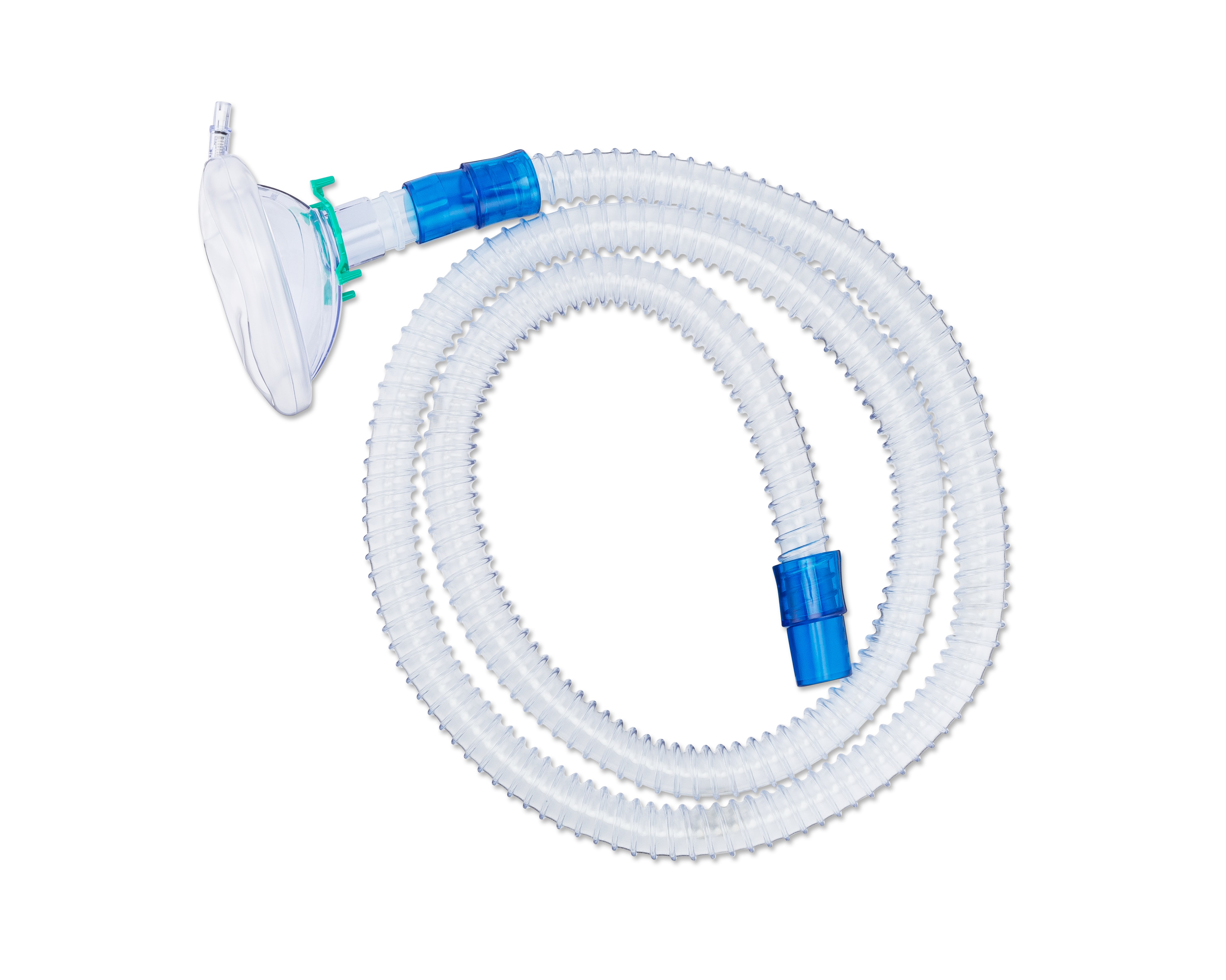 CircuitLife Cough Assist Smooth Bore Breathing Circuit and Mask, Adult, Small
