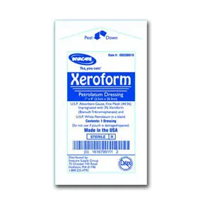 Derma Sciences Impregnated Non Adherent Xeroform Gauze, Latex-free 2" x 2"