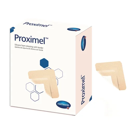 Hartmann-Conco Proximel Silicone Dressing with Border, 4" x 4"