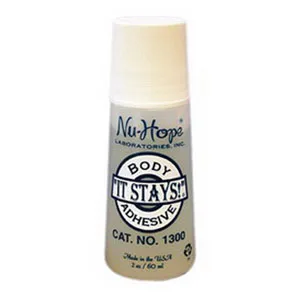 Nu-Hope It Stays Body Adhesive Tack 2 oz Bottle
