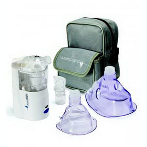 GF Health Products Portable Ultrasonic Nebulizer 5" x 3-2/7" x 2-1/5", Lightweight, Overheat Protection