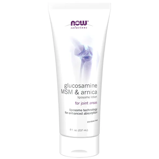 NOW Foods Glucosamine/MSM/Arnica Lotion, 8 oz