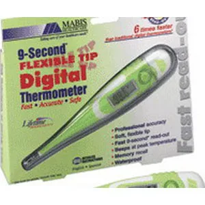 Mabis Digital 9-Second Flexible Tip Thermometer