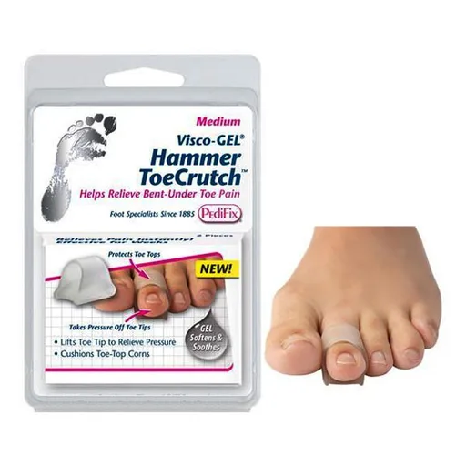 Pedifix Visco-Gel Hammer Toe Crutch Toe Pad - Medium