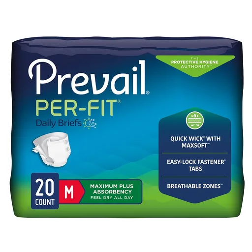 Prevail PerFit Briefs, Size Medium