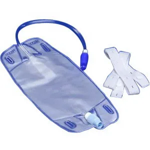 Kendall Healthcare Curity Urine Leg Bag with Antireflux Valve 25Oz, Large, Latex-free, with Twist Valve
