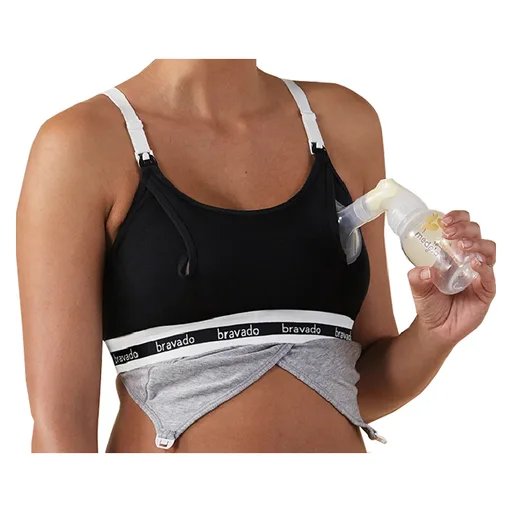 Clip and Pump Hands-Free Nursing Bra Accessory