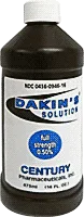 Dakin's Solution Full Strength 0.5% - 16 oz.