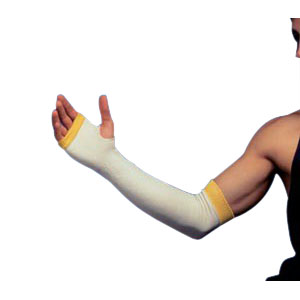 Derma Sciences Glen-Sleeve Arm Protector, Small/Medium, 18 to 20'' x 3 1/4'' Yellow Band