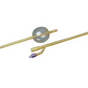 Bardex Lubricath 2-Way Foley Catheter, 18Fr, 5cc Balloon Capacity