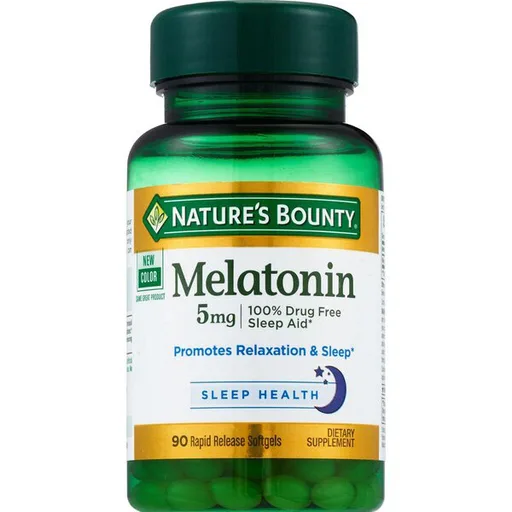 Nature's Bounty Melatonin Softgels, 5mg, 90 ct