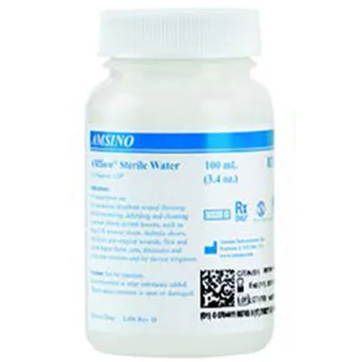 Amsino 100mL Sterile Water for Device/Wound Irrigation