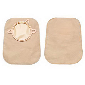 Hollister New Image Two-Piece Closed Mini Pouch, 1-3/4" Flange, 7" L, Beige