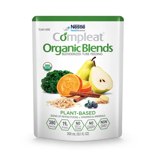 Nestle Compleat Nutritional Formula, Organic Blends, Plant Based, 10.1 oz