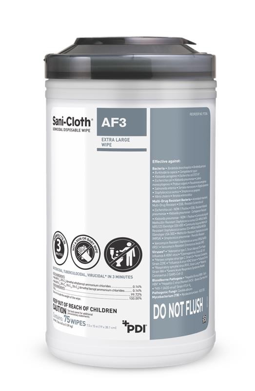 Sani-Cloth AF3 Germicidal Wipe, XL