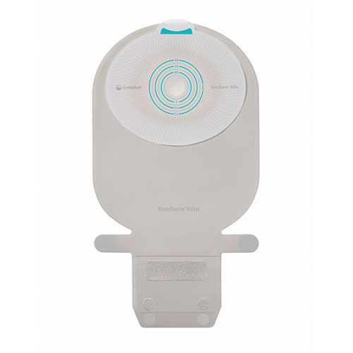 Coloplast SenSura Mio One-Piece Drainable Pouch without Filter, Maxi, Wide Outlet, EasiClose Transparent, 1-1/2" Stoma