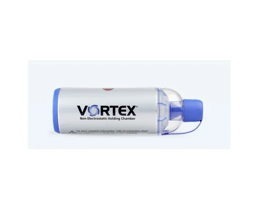 Vortex Non-Electrostatic Holding Chamber with Mouthpiece