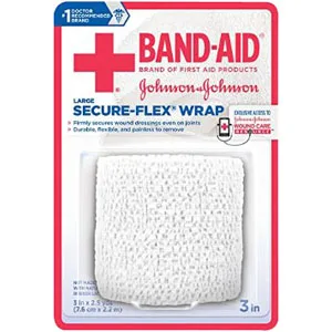 Johnson & Johnson Band-Aid First Aid Secur-Flex Wrap Large