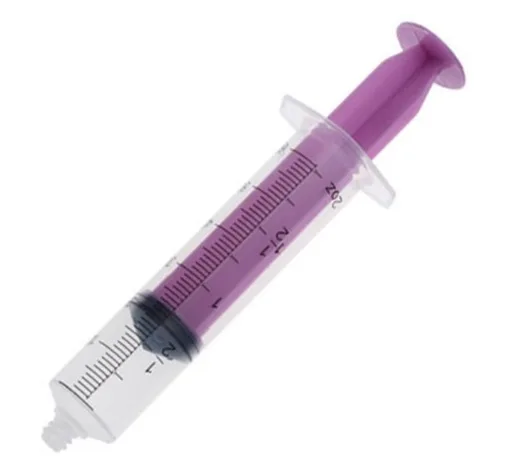 AMSure Flat Top Piston Syringe, 60 mL, with ENFit Tip, Non-Sterile