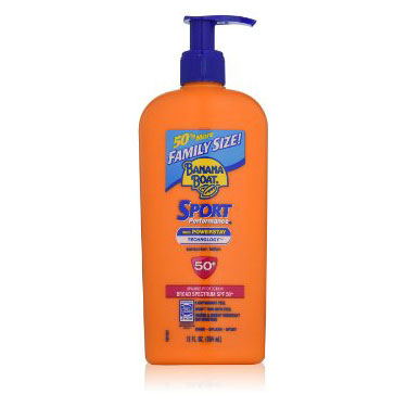Banana Boat Sport Performance Sunscreen Lotion with SPF 50 12 oz.