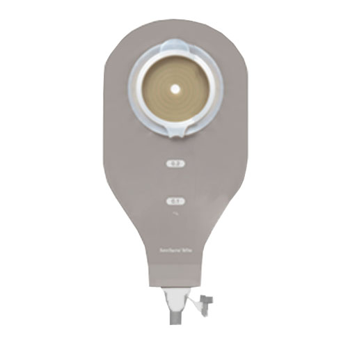 Coloplast Sensura Mio One-Piece Post-Operative Drainage Pouch, 725mL Capacity, Cut-to-Fit, 10mm to 70mm Stoma, Clear
