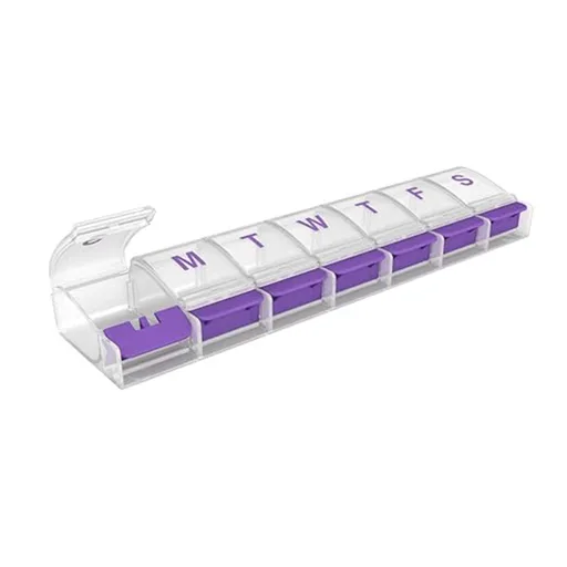 Apothecary Products 7-Day Push Button Pill Reminder, XL