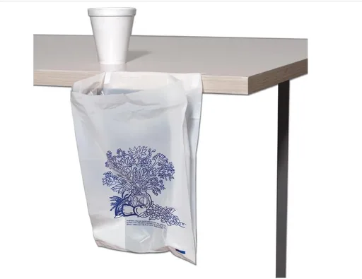 Elkay Plastics Bedside Bag with Adhesive Strips