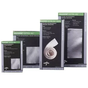 Medline Maxorb Extra Ag Silver Alginate Sheet Dressing