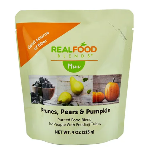 Real Food Blends Mini, Tube-Fed Meals, Prunes, Pears, & Pumpkin