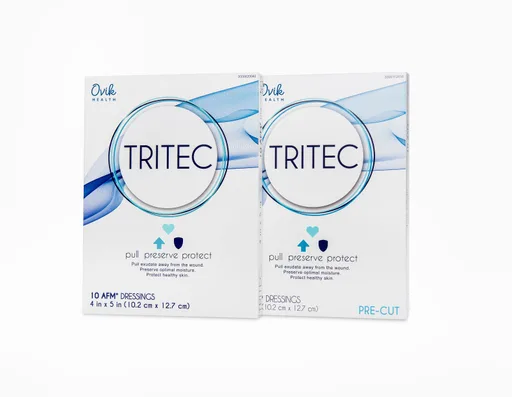 TRITEC® Silver Antimicrobial Pre-Cut Dressing, 4" x 5"