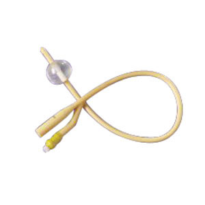 Medline Industries 2-Way Foley Catheter, 22Fr, 30cc, Sterile, Latex