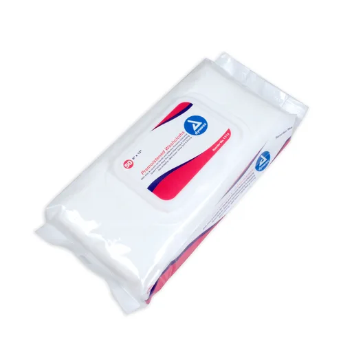 Dynarex Premoistened Adult Washcloths Soft Pack Refill