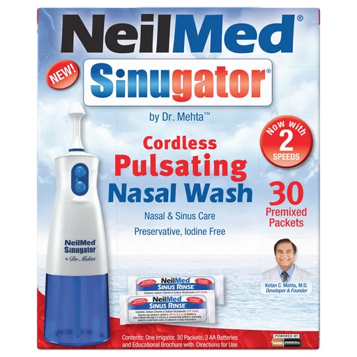 NeilMed Sinugator Pulsating Nasal Wash Kit