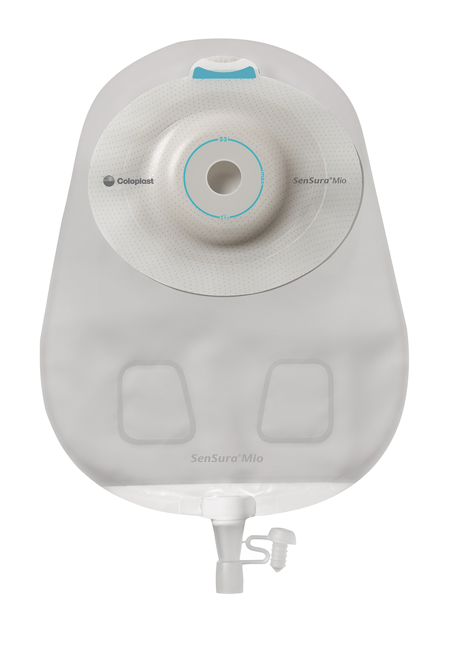 SenSura Mio 1-Piece Urostomy Pouch, Soft Convex, Maxi, Transparent, Cut-to-Fit 3/8" - 1-5/16" (10 - 33 mm)
