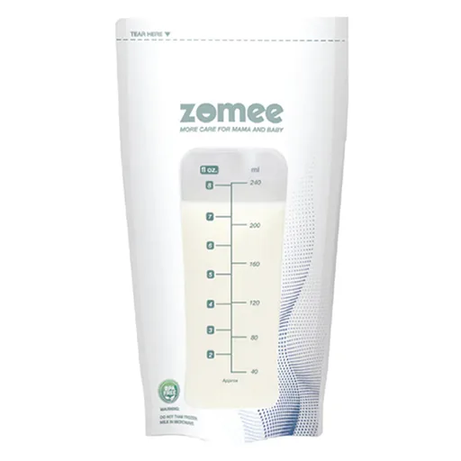 Zomee Milk Storage Bags, 120 Count