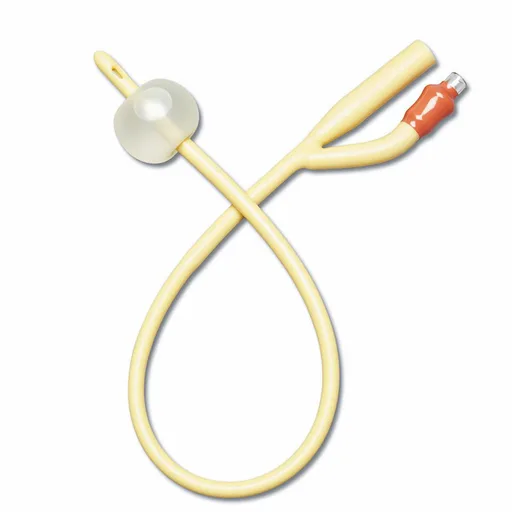 Medline 2-Way Foley Catheter 16Fr 10cc Balloon Capacity, Sterile, Latex