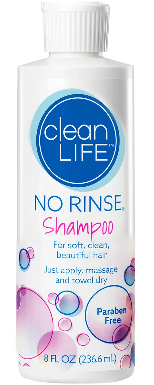 No-Rinse Shampoo, Alcohol-Free, Ready-To-Use 8 oz