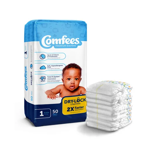 Attends Comfees Baby Diapers Size 1