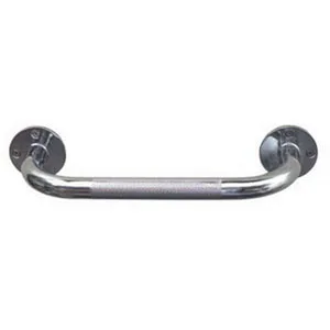 HealthSmart Steel Knurled Grab Bar 12"
