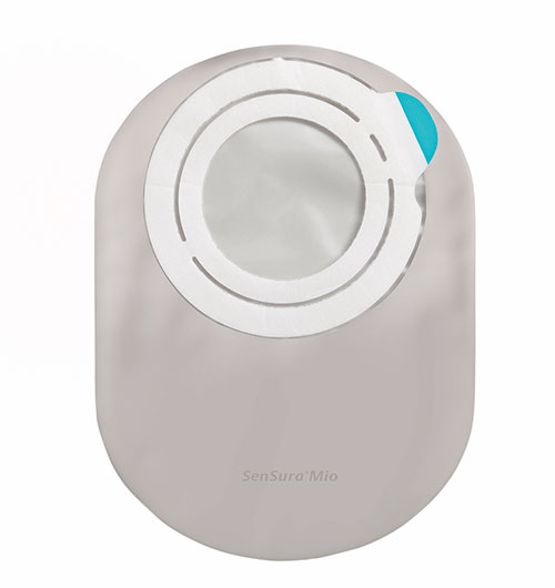 Coloplast SenSura Mio Flex Two-Piece Maxi Closed Pouch with Inspection Window, Opaque, 50mm Coupling