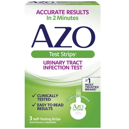 AZO Urine Test Strips for UTI with Handle, 3 ct