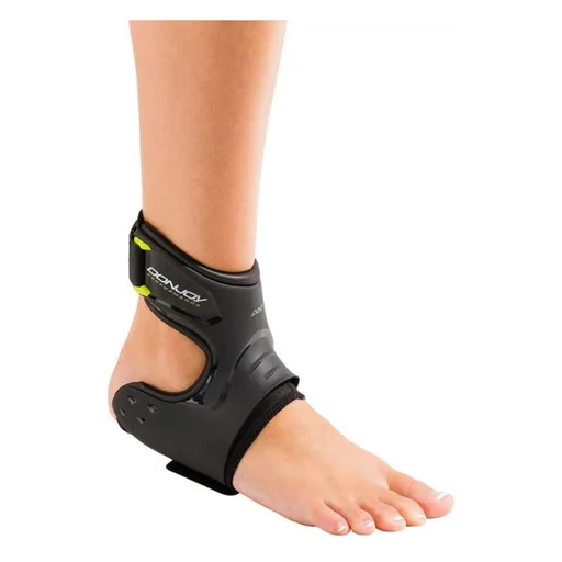 DJO POD Orthopedic Brace, Right Ankle, XSmall, Black